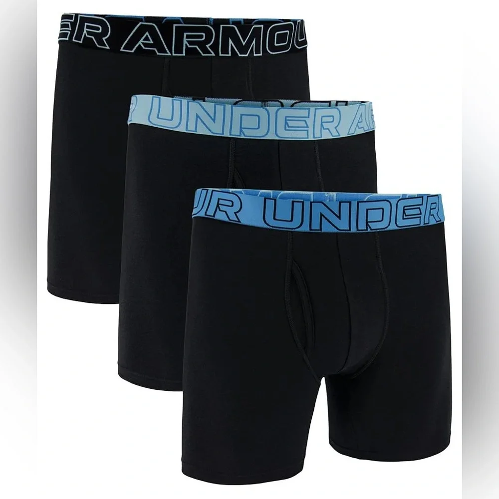 Men’s Under Armour‎ Boxerjock Performance Cotton Boxer Briefs 3pk Size 4XL